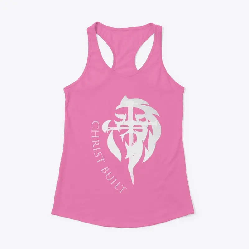 Womens Pink Tee Christ Built